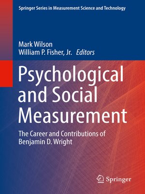 cover image of Psychological and Social Measurement